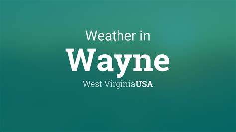 Weather for wayne wv - Today’s and tonight’s Fairlea, WV weather forecast, weather conditions and Doppler radar from The Weather Channel and Weather.com